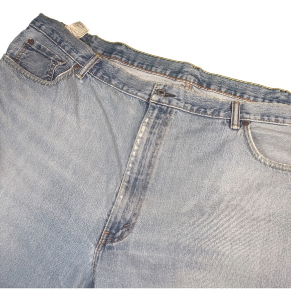 Levi's 550 Relaxed Fit Light Wash Denim Jeans Men's Distressed Grunge - Picture 1 of 5